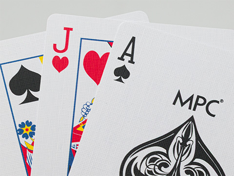 M27 Soft Linen card stock with blue core (linen finish)