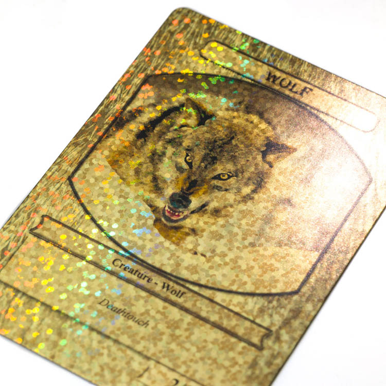 Holographic Gold Foil Dots