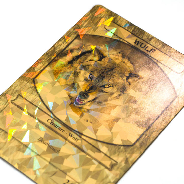 Holographic Gold Foil Shards