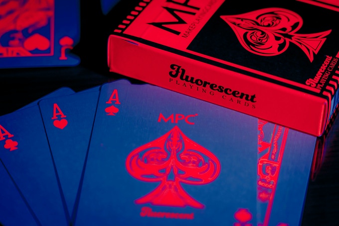 Fluorescent Playing Cards