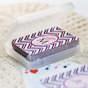 Monogrammed Playing Cards