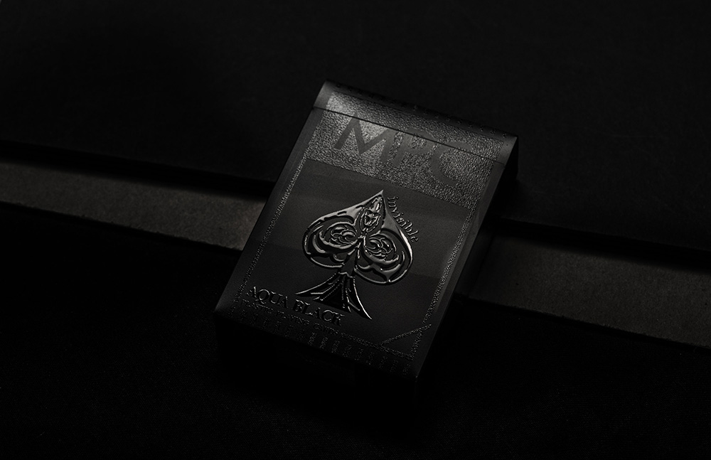 AQUA BLACK Playing Cards