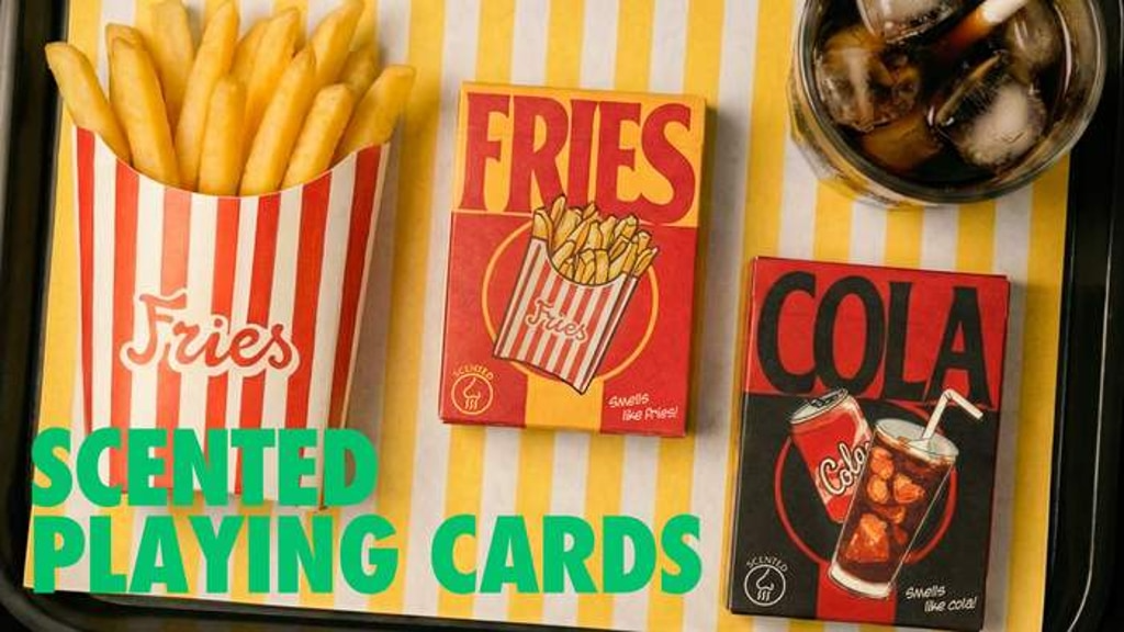 Fries & Cola Scented Playing Cards