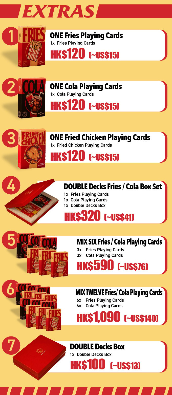 Fries & Cola Scented Playing Cards