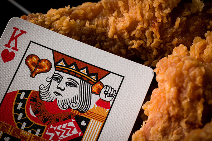 Fried Chicken Scented Playing Cards
