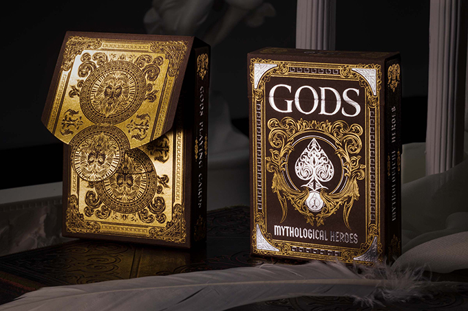 Gods Playing Cards