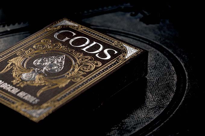 Gods Playing Cards