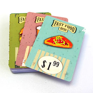 fast food cards